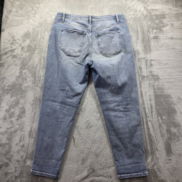 Vervet Jeans Womens 32 Blue Distressed Ripped Knees Skinny Stretch Denim VT973 - Picture 2 of 9